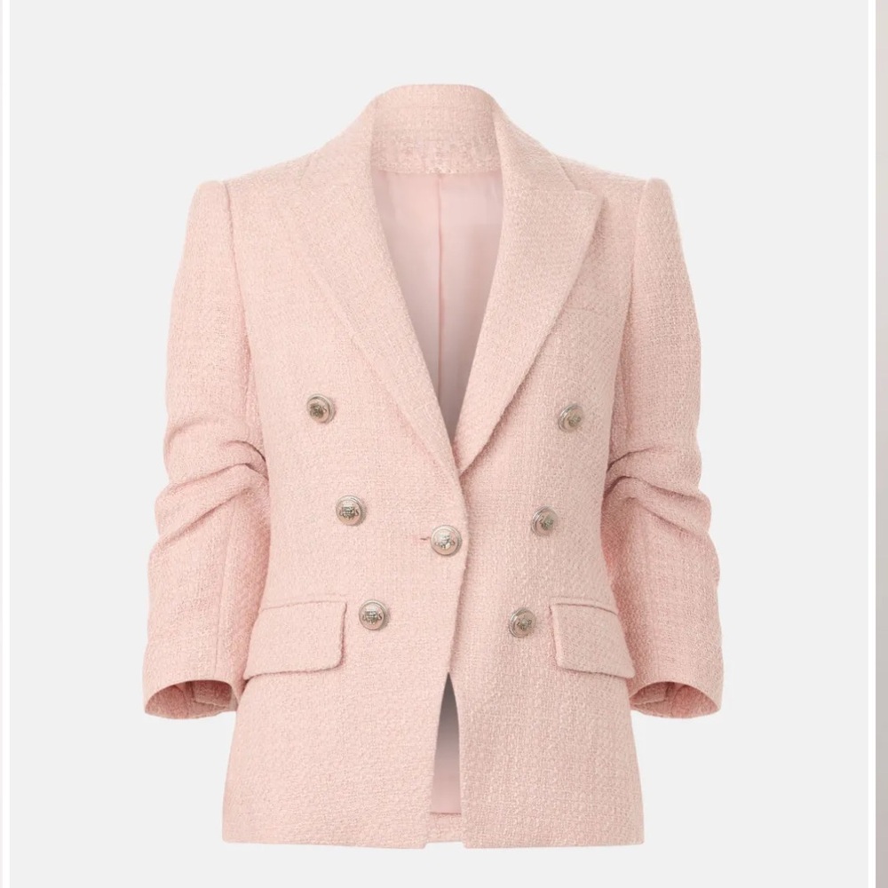Veronica Beard Pink Ryland Dickey Jacket size 8